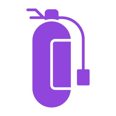 Bir gaz simgesinin vektör illüstrasyonu