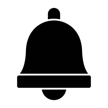 Çan simgesi, vektör çizimi