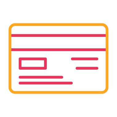 kart simge vektör çizim