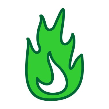 Ateş Alevi vektör simgesi