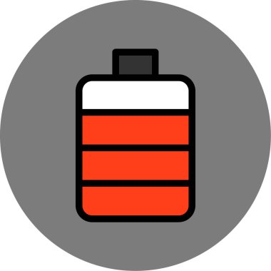 Pil. Web simgesi basit illüstrasyon