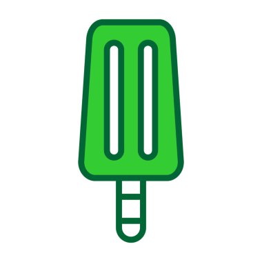 dondurma ikonu vektör illüstrasyonu