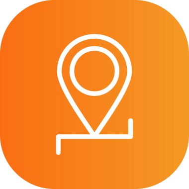 pin simgesinin vektör illüstrasyonu