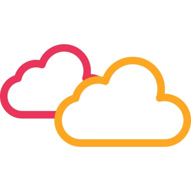 bulut hesaplama vektörü simgesi