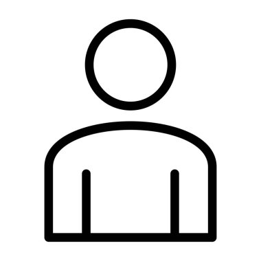 kullanıcı düz vektör simgesi