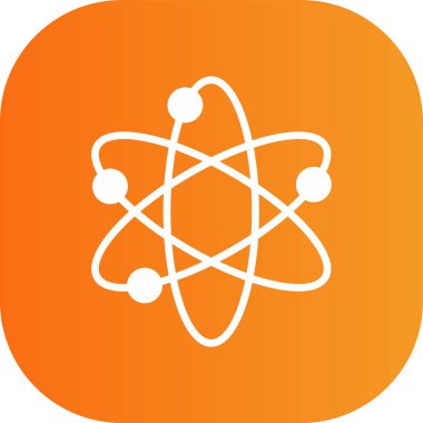vektör atom simgesi illüstrasyonu