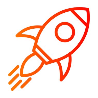 başlangıç roket fırlatma simgesi