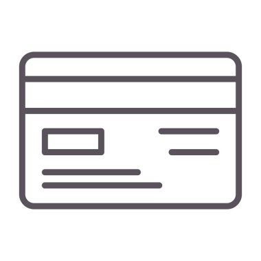 Taslak biçiminde kredi kartı ödeme simgesi