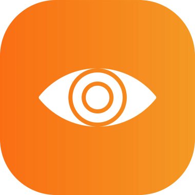 Göz simgesi vektör illüstrasyonu