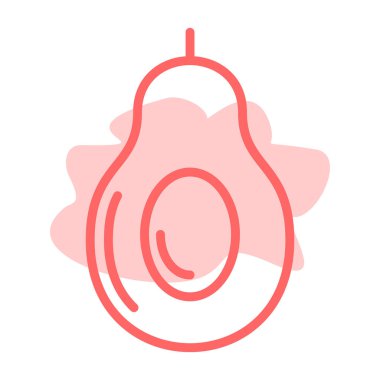 Çizgi film simgesinin vektör illüstrasyonu