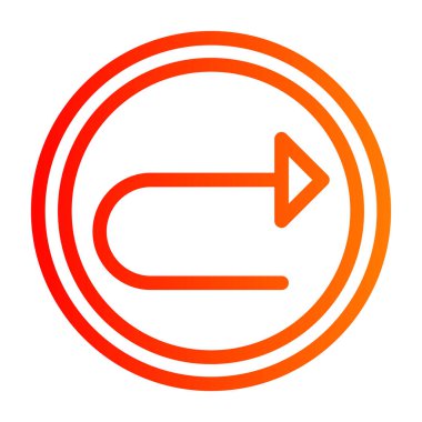 Sağa yuvarlanmış vektör simgesine dön