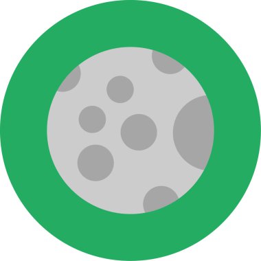 ay web simge vektör çizim