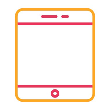 Akıllı telefon simgesi. Basit tasarım vektörü simgesi