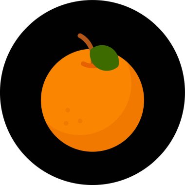 turuncu simge vektör illüstrasyonu