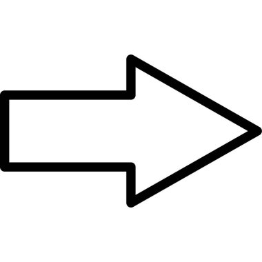 ok sol dış hat simgesi