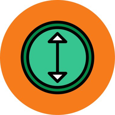 Yol işareti dairesel simge sembolü