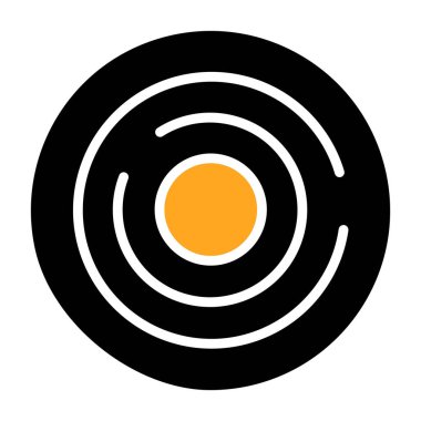 Hedef. Web simgesi basit illüstrasyon