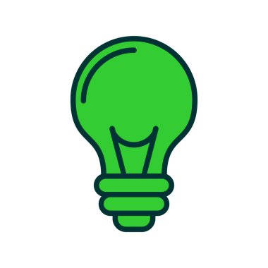 ampul vektör illüstrasyon tasarımı