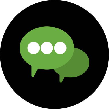 Projeniz için vektör sohbet simgesi