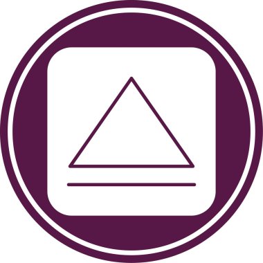 Modern uyarı işareti eksikliğinin vektör çizimi