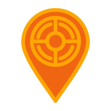 gps konum pin simgesi