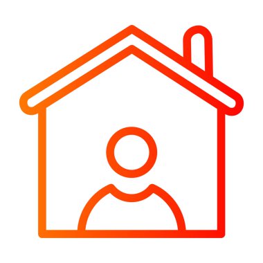 ev simgesi vektör illüstrasyonu