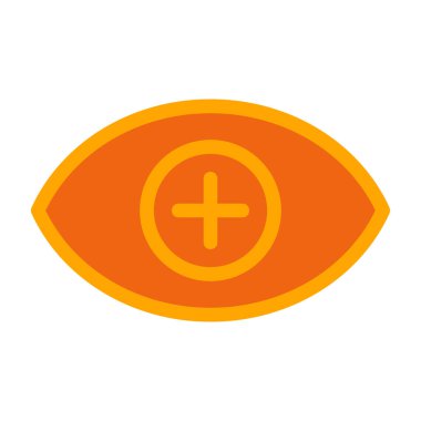 Göz simgesi vektör illüstrasyonu