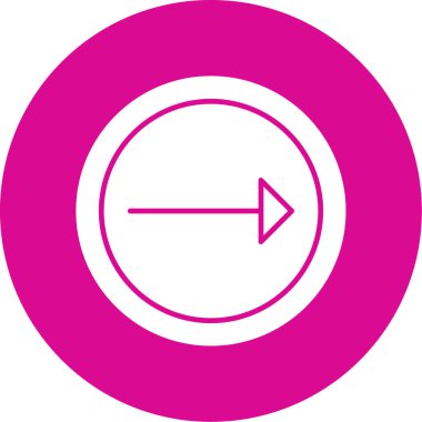 Eğilim biçimi izole edilmiş arkaplanda ok simgesi