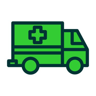 araba simgesi vektör illüstrasyonu