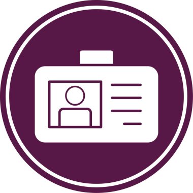 Kart. Web simgesi basit illüstrasyon