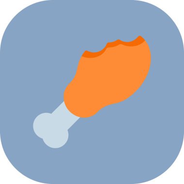 Tavuk eti vektör simgesi