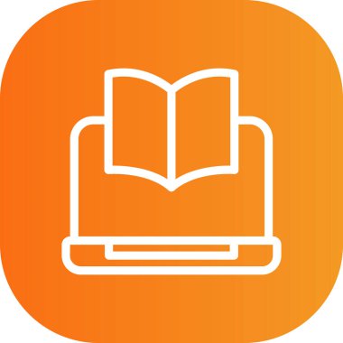 kitap simgesi, vektör illüstrasyonu