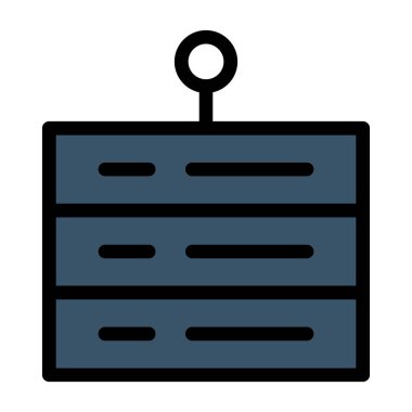 Seo simgesinin vektör illüstrasyonu