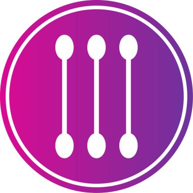 Bir müzik aleti simgesinin vektör illüstrasyonu