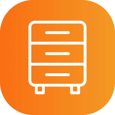 Çanta simgesinin vektör illüstrasyonu