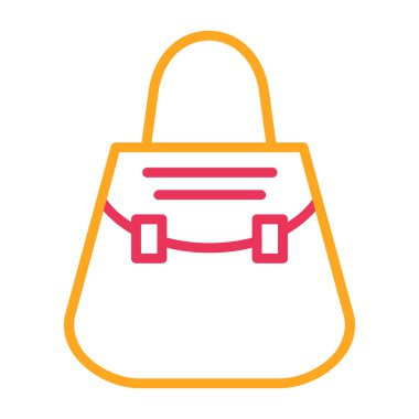 Alışveriş çantası. Basit resimleme