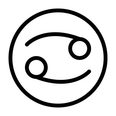 göz vektörü ince çizgi simgesi