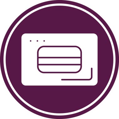 Kredi kartları düz yuvarlak vektör simgesi