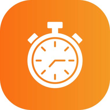 vektör saat simgesi, tasarım illüstrasyonu