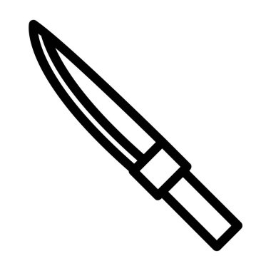 bıçak simgesi vektör illüstrasyonu