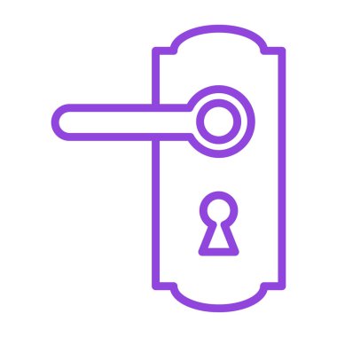 Anahtar kilidi vektör illüstrasyonu