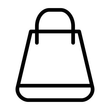 torba simgesi. vektör illüstrasyonu