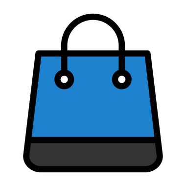 Alışveriş çantası vektör illüstrasyon tasarımı