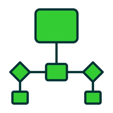 ağ bağlantısı simgesi çizimi