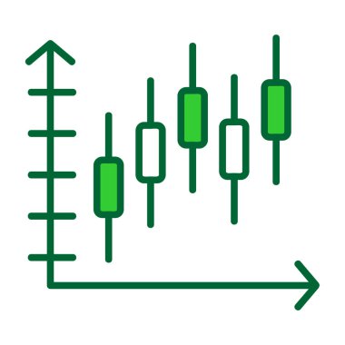 Yeşil ve siyah okların vektör çizimi