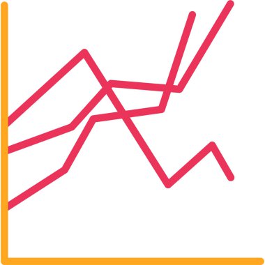 Bir grafiğin vektör illüstrasyonu