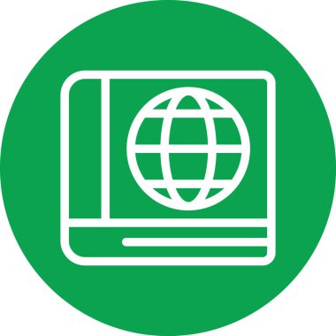 İnternet web simgesi basit tasarım