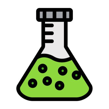 test tübü ikon vektör çizimi