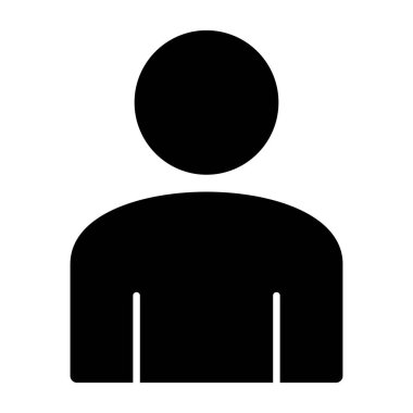 kişi vektör illüstrasyon simgesi