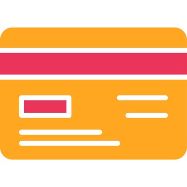 Kredi kartı vektör simgesi